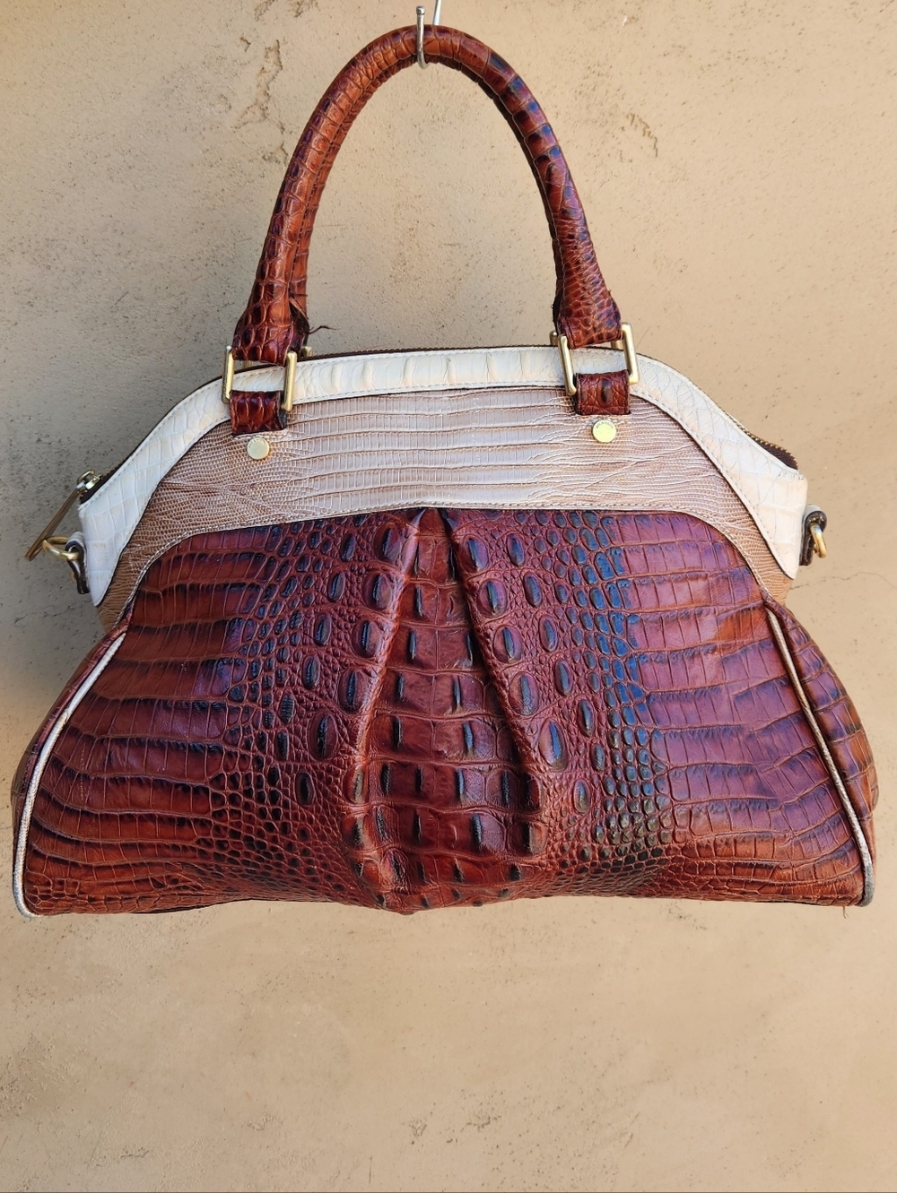 Brahmin Louise Rose Melbourne Satchel - Dillard's ANNIVERSARY EDITION - Picture 7 of 16